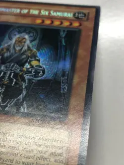 Yugioh Grandmaster of the Six Samurai STON-EN000 Secret Rare 1st Editon VLP/NM - Image 4