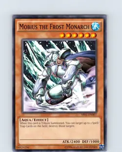 Yu-Gi-Oh TCG Mobius The Frost Monarch SR01-EN007 Unlimited Common Card NM - Image 1