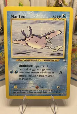 Pokemon Mantine Neo Genesis TCG Card #64 Regular 1st Edition - Image 1