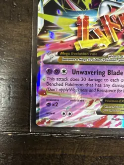 M Gallade EX 35/108 2015 XY Roaring Skies Pokemon Card Ultra Rare Holo - Image 4