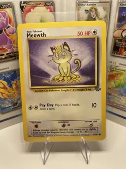 Pokemon TCG Meowth Jungle Card 56/64 Common - Image 3