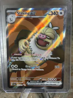 Slaking ex - 227/191 - Ultra Rare Holo - Pokemon TCG Card Surging Sparks - Image 1