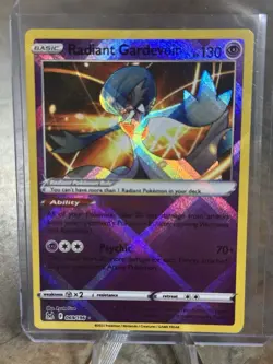 Radiant Gardevoir 069/196 Lost Origin Ultra Rare Holo Pokemon TCG Card NM - Image 1