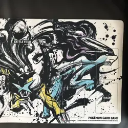 Pokemon Card Game Sumi-e Retsuden Entei & Suicune & Raikou Rubber Play Mat - Image 3