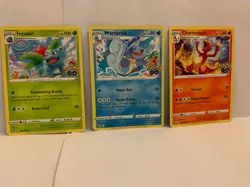 Ivysaur Wartortle and Charmeleon Genuine Classic Pokemon Card Collection PSA8+ - Image 1