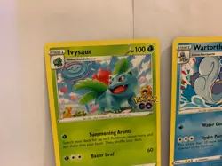 Ivysaur Wartortle and Charmeleon Genuine Classic Pokemon Card Collection PSA8+ - Image 3
