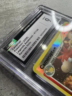 Pokemon Card Camerupt Rev Holo CGC 9 Mint, Legends Awakened 47/146, 2008 (1) - Image 5