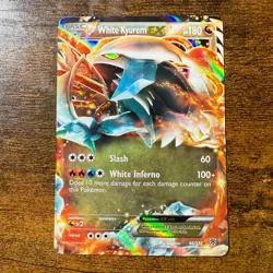 White Kyurem EX 96/135 Pokemon TCG Plasma Storm Ultra Rare Holo NM Card - Image 1