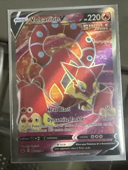 Volcanion V 162/198 Chilling Reign NM Full Art Ultra Rare Pokemon Card - Image 1