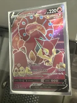 Volcanion V 162/198 Chilling Reign NM Full Art Ultra Rare Pokemon Card - Image 2
