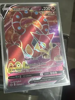 Volcanion V 162/198 Chilling Reign NM Full Art Ultra Rare Pokemon Card - Image 4