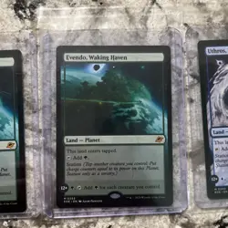 MTG Edge of Eternities Evendo, Waking Haven 253 X2 Regular & Uthros, Titanic 260 - Image 3