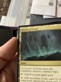 MTG Magic the Gathering Cavern of Souls (232/270) Modern Masters 2017 *DAMAGED* - Image 2