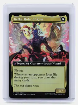 Kefka, Court Mage/Ruler of Ruin Extended Art MTG FINAL FANTASY #496 Mythic,Foil - Image 2