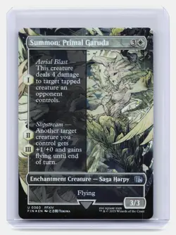 Summon: Primal Garuda (Borderless) MTG FINAL FANTASY #360 Uncommon,Foil - Image 1
