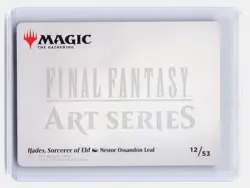 Hades, Sorcerer of Eld Art Card MTG Art Series: FINAL FANTASY #12 - Image 2