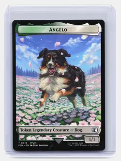 Angelo // Darkstar Double-Sided Token MTG FINAL FANTASY #19 // 20 - Image 1