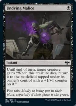 MTG Undying Malice [Innistrad: Crimson Vow] Lightly Played Magic - Image 1
