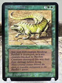 MTG THICKET BASILISK Alpha HP #ML - Image 1