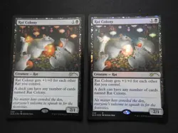 2x Rat Colony FOIL LP [Secret Lair] Mtg Magic Free Tracking! - Image 1