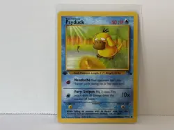 Pokemon TCG Psyduck Fossil 1st Edition Common Card 53/62 - Image 1