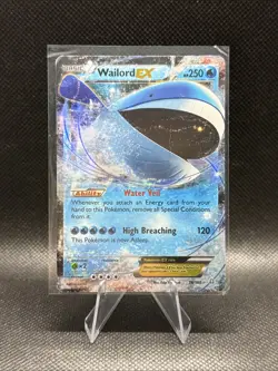 Pokemon Wailord EX 38/160 XY Primal Clash Ultra Rare Holo 250HP Card - Image 1