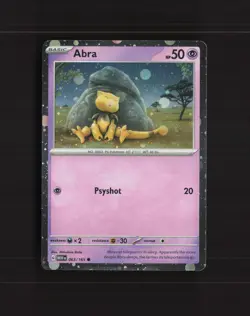 Abra 063/165 Scarlet & Violet 151 Cosmos Holo Rare Holo Pokemon Card NM - Image 1