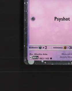 Abra 063/165 Scarlet & Violet 151 Cosmos Holo Rare Holo Pokemon Card NM - Image 5