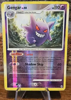 Gengar TCG Reverse Holo Rare Card 16/99 Platinum Arceus 2009 HP PokemonTCG - Image 1