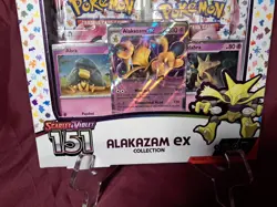 Pokemon TCG Scarlet and Violet - 151 Alakazam ex Collection Box - 4 Packs 820650855269 - Image 2