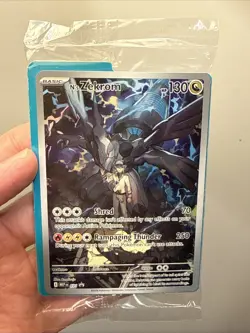 Pokemon TCG N’s Zekrom MEP 031 Sealed ME: Mega Evolution Promo Card Black Star - Image 1