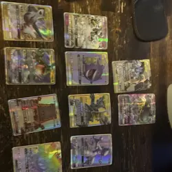 Pokemon GX & Tag Team Holo Card Lot 10 - Rayquaza, Pikachu, Zekrom - Image 1