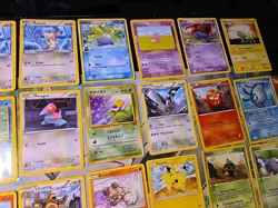 Huge Collection Bulk Lot 36 Pokemon Cards Vintage 1999 WOTC Gym Base Neo Etc LP - Image 2