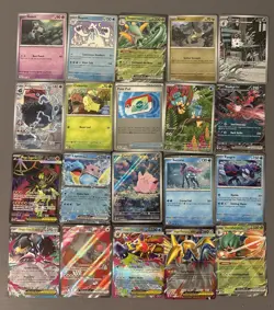Pokemon TCG Bulk Lot Of 20 Cards Full Art Ex Promo NM Condition - Image 1