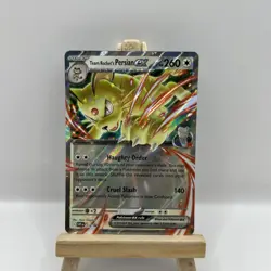 Pokemon TCG Team Rockets Persian EX SVP 218 Promo Card Destined Rivals - NM - Image 1