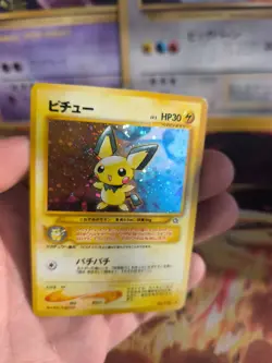 Pokemon Karte Card Pichu Neo Genesis 2000 Rare Vintage Holo Wotc japanese Exc - Image 5