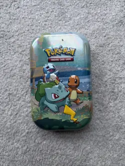 Pokemon 25th Anniversary Celebrations Mini Tin Empty w/ Collectable Card 820650809378 - Image 1