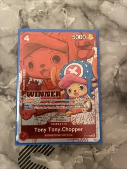 Tony Tony Chopper Winner Promo P-101 Mint One Piece Card - Image 1