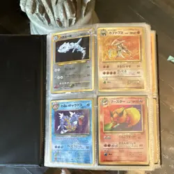 Pokemon TCG Japanese/English some Spanish Card Lot Binder old cards - Image 2