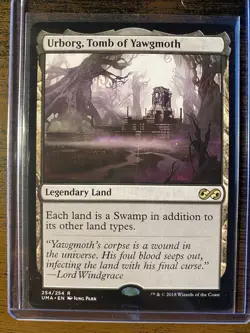 Wizards Urborg, Tomb of Yawgmoth Ultimate Masters Rare Legendary Land 254 Regul… - Image 1