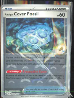 Pokemon TCG - Antique Cover Fossil (Poke Ball Pattern) SV: Black Bolt 080/086 NM - Image 1