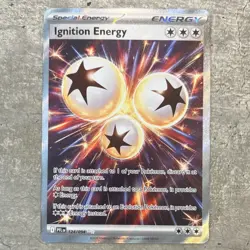 Pokemon TCG Ignition Energy 124/094 Ultra Rare Holo Phantasmal Flames English NM - Image 1
