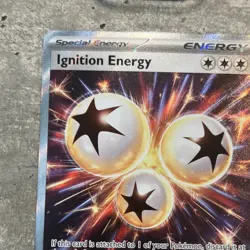 Pokemon TCG Ignition Energy 124/094 Ultra Rare Holo Phantasmal Flames English NM - Image 2