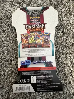 2023 | Pokemon | Scarlet & Violet: Obsidian Flames Sleeved Booster Pack | TCG - Image 2