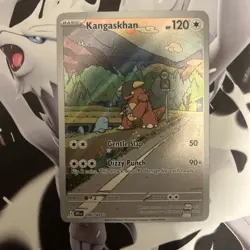 Pokemon TCG Kangaskhan Destined Rivals 204/182 Illustration Art Trading Card - Image 1