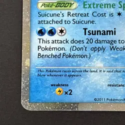 Pokemon TCG Suicune Call Of Legends SL11 Shiny Holofoil 2011 - Image 5