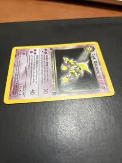 Pokemon Dark Alakazam TCG 1st Edition Holo Rare - Image 5