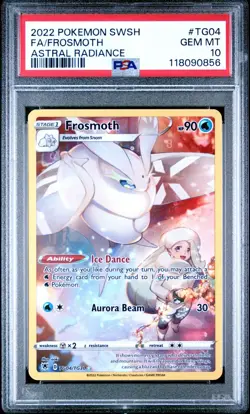 2022 POKEMON SWORD & SHIELD ASTRAL RADIANCE #TG04 FULL ART/FROSMOTH PSA 10 - Image 1