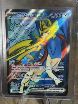 2025 Pokemon SV Journey Together JTG EN Hop's Zacian ex Ultra Rare #176/159 - Image 1