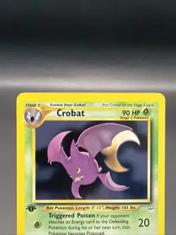 Crobat - 1st Edition Holo Rare - 4/64 Neo Revelation - Pokemon TCG - 2000 - Image 5